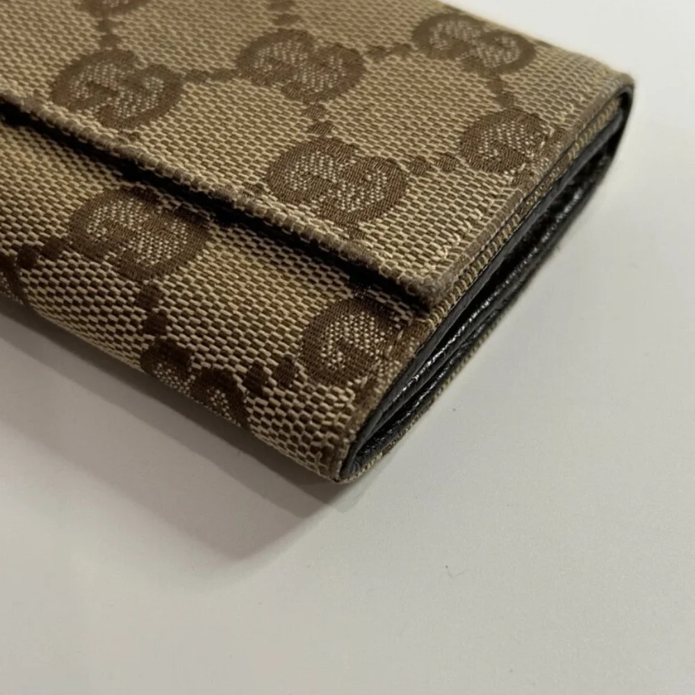 Gucci Brown GG Canvas Coin Case - Picture 5 of 13